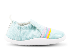 Bobux Xp Scamp Aqua + Silver Rainbow 501709