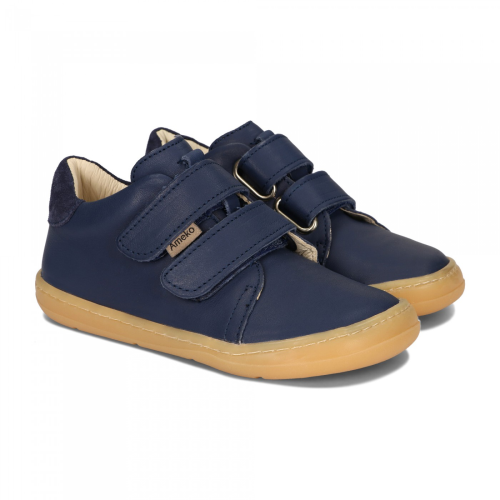 Ameko Dash navy półbuty skórzane barefoot.jpg