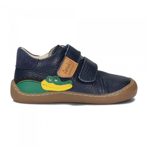 Ameko półbuty skórzane barefoot Otis-croco-navy (1).jpg