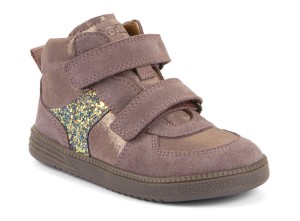 Froddo trzewiki skórzane barefoot G2110157-5 pink/gold