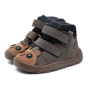 Trzewiki Mrugała z membraną i ociepleniem Neko barefoot bear grey 20-25